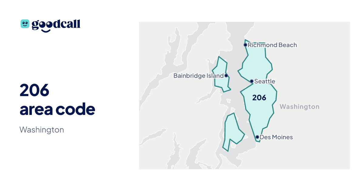 206 area code: Washington