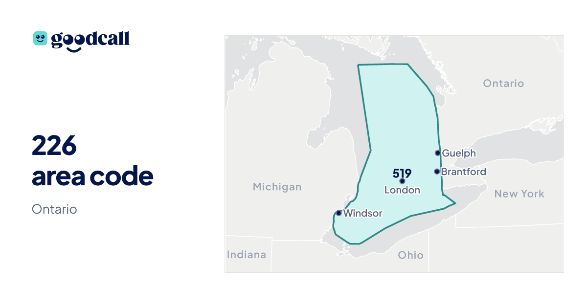 226 area code: Ontario
