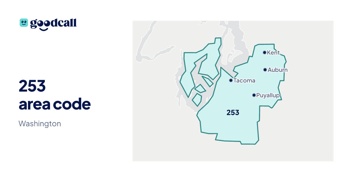 253 area code: Washington