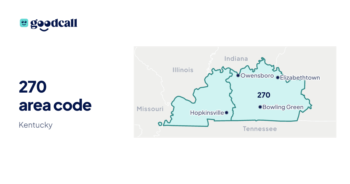 270 area code: Kentucky