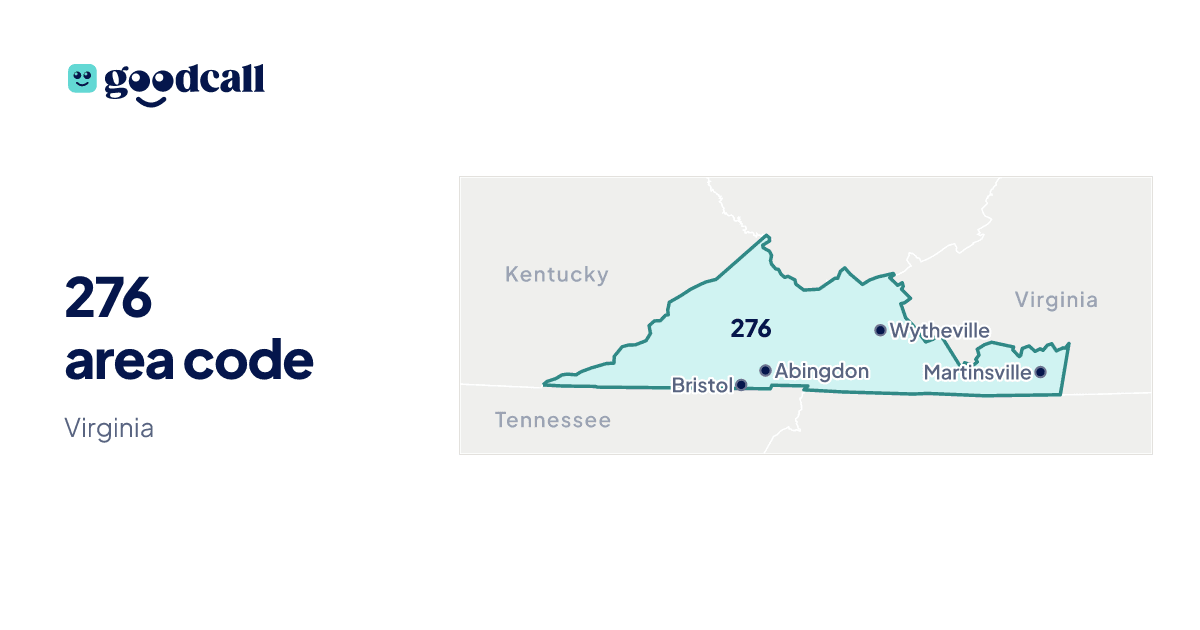 276 area code: Virginia
