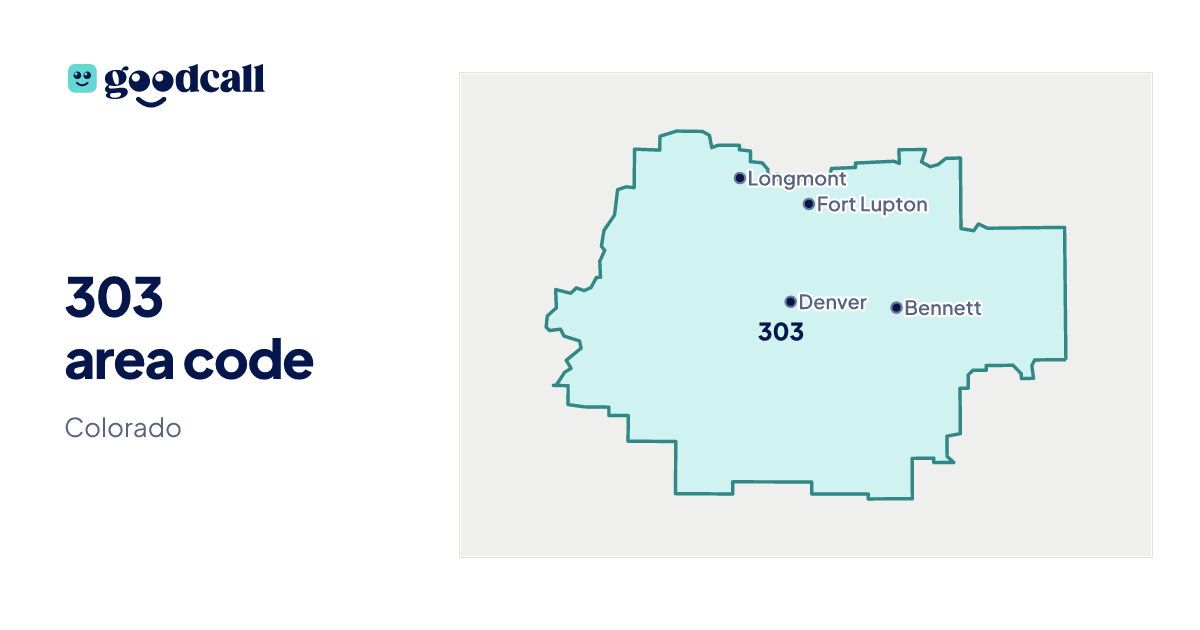 303 area code: Colorado