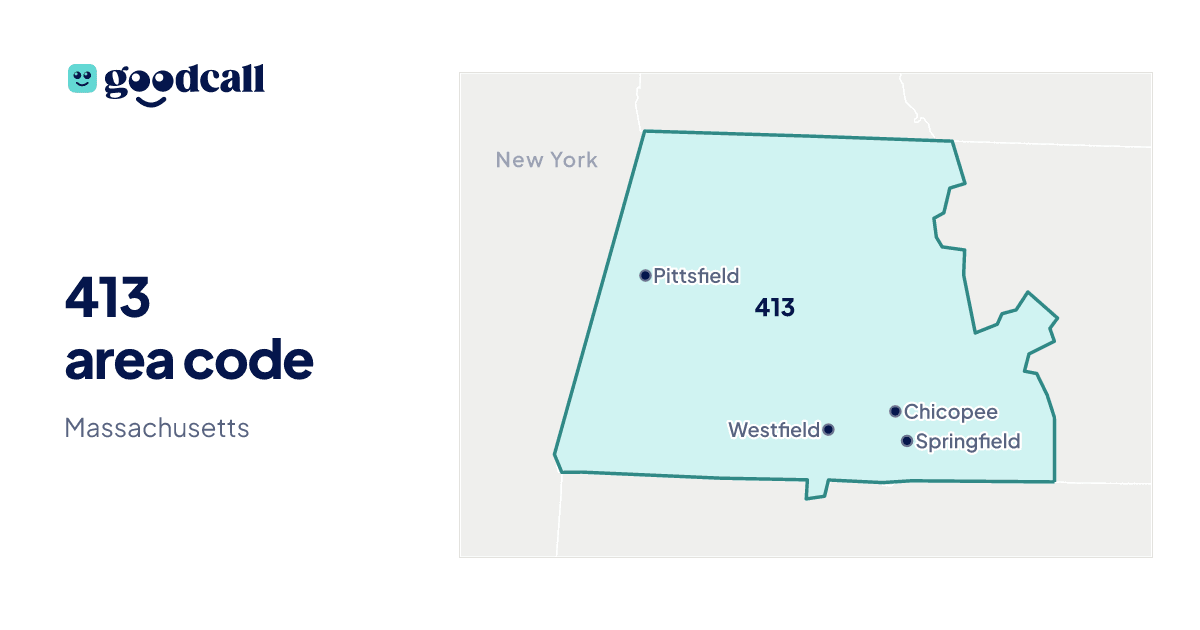 413 area code: Massachusetts