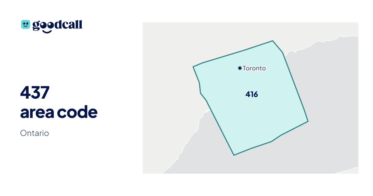 437 area code: Ontario