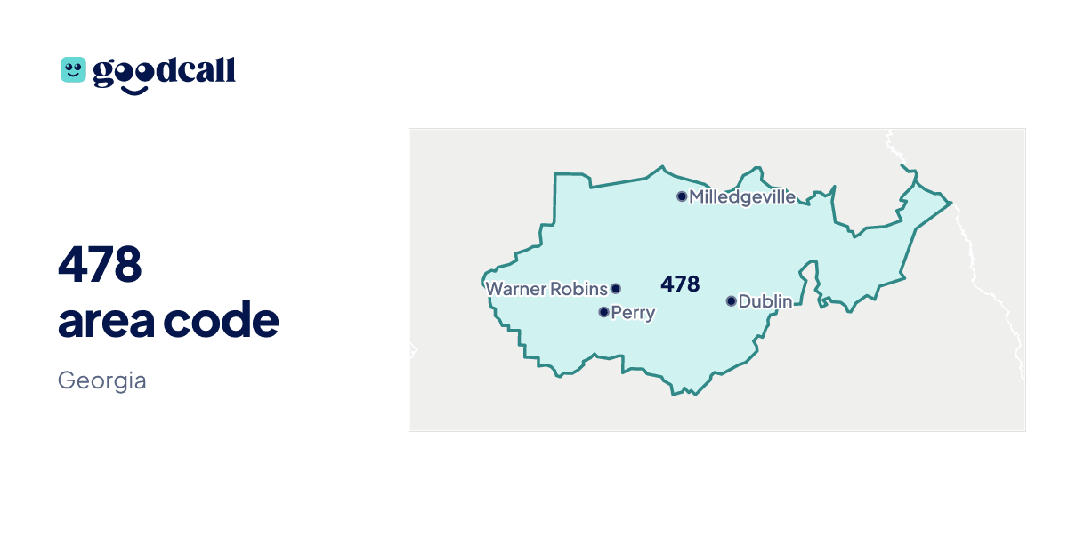 478 area code: Georgia