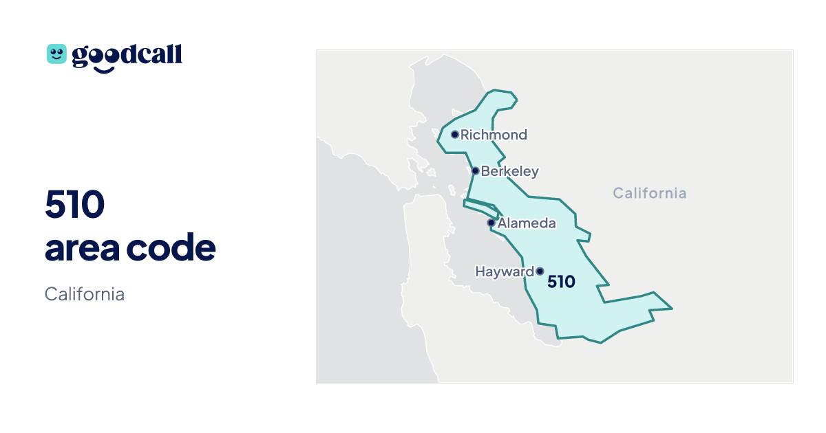 510 area code: California