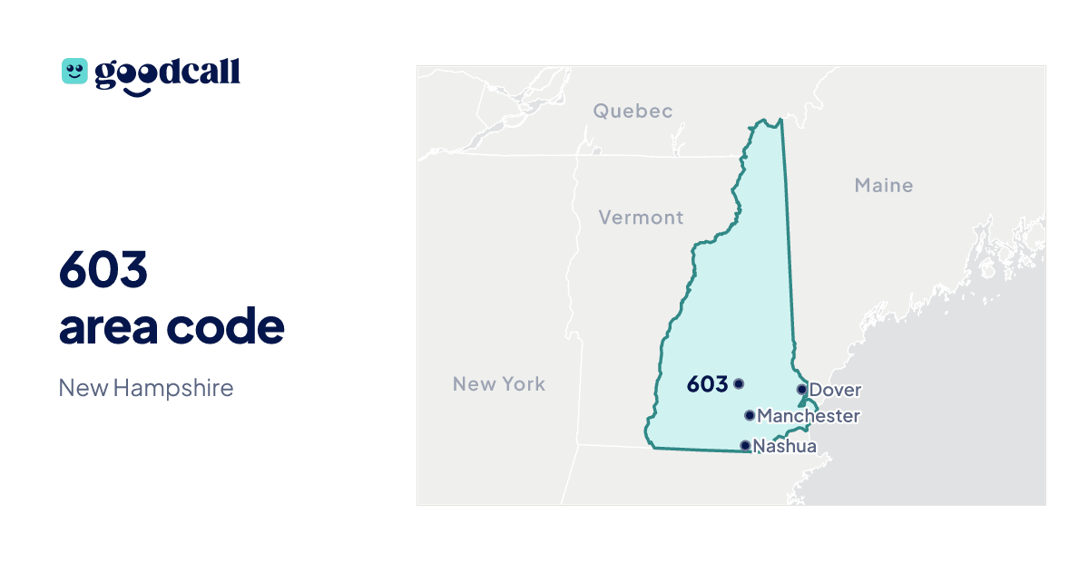 603 area code: New Hampshire