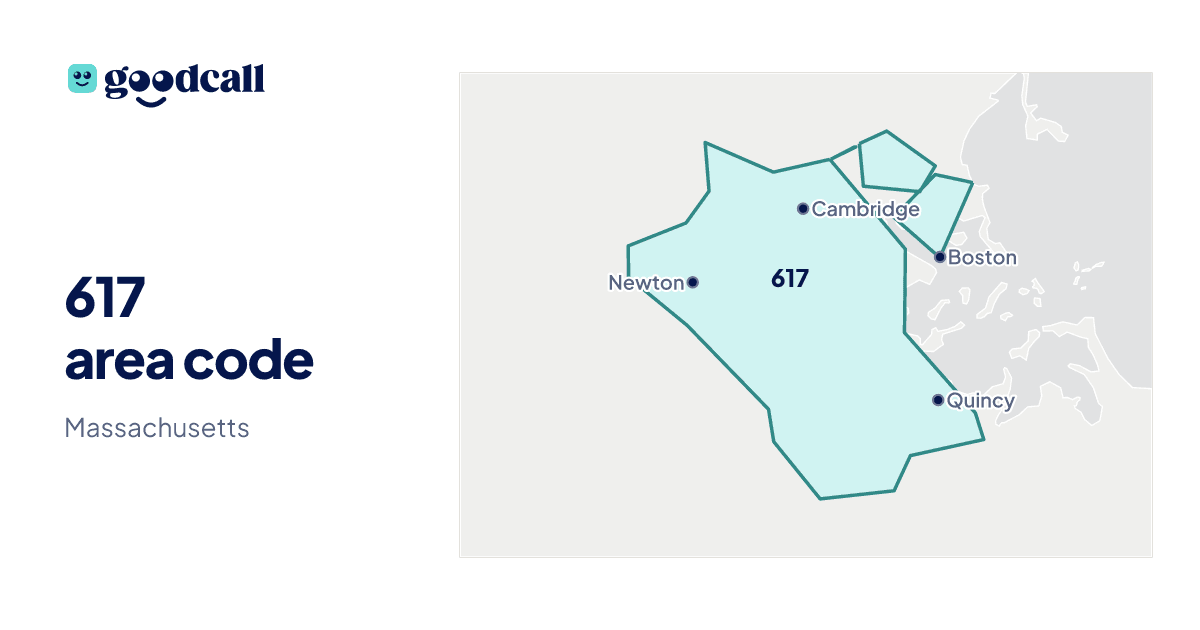 617 area code: Massachusetts