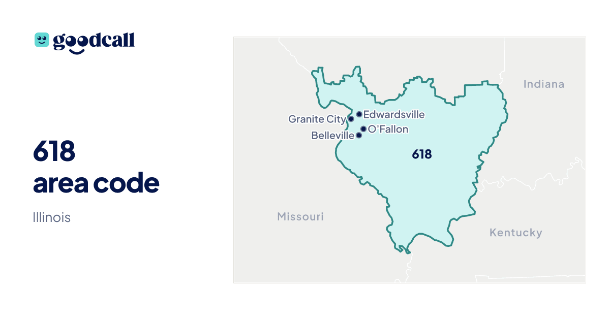 618 area code: Illinois