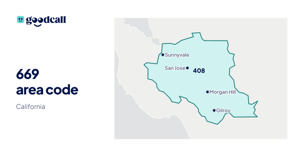 669 area code: California