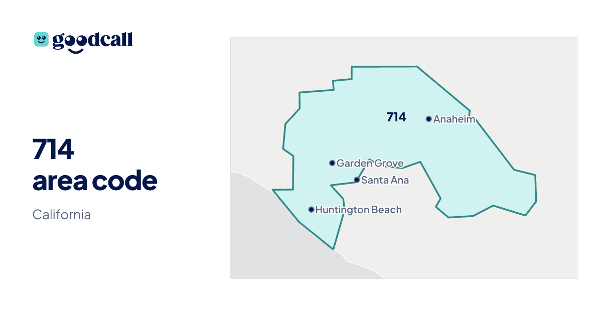714 area code: California