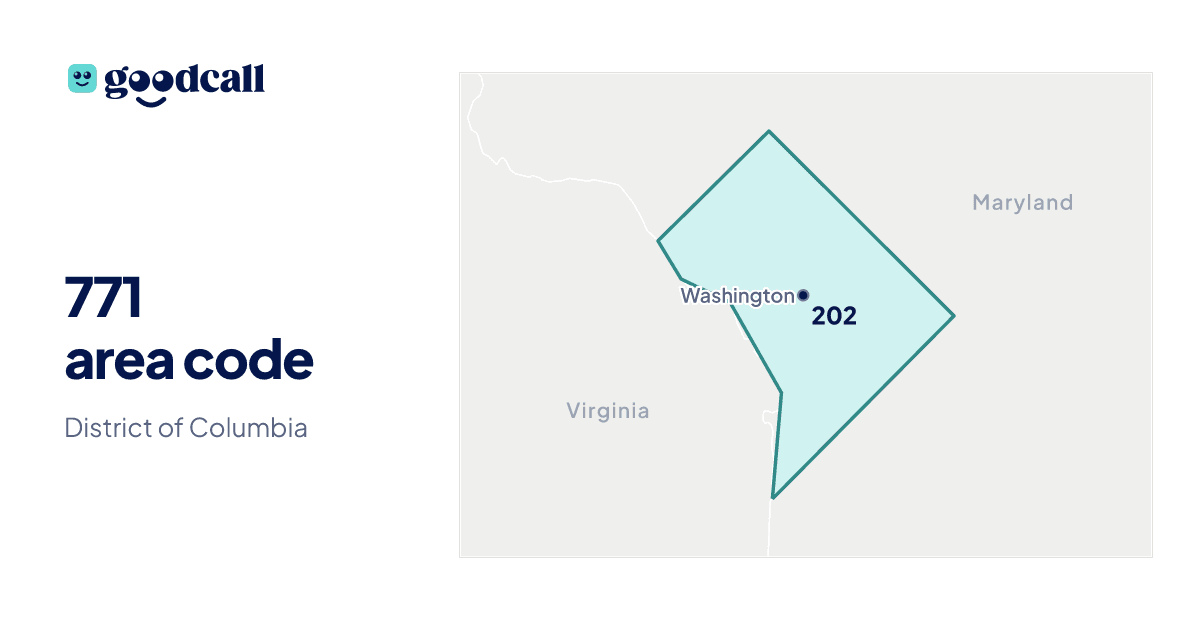 771 area code: District of Columbia