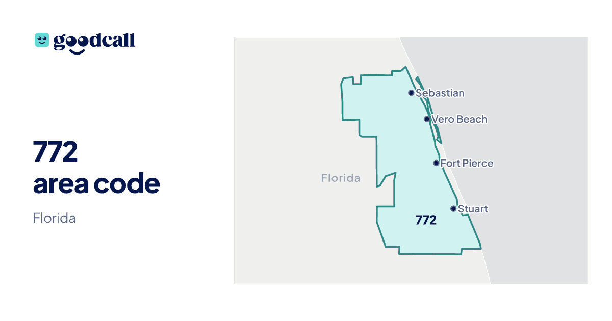 772 area code: Florida
