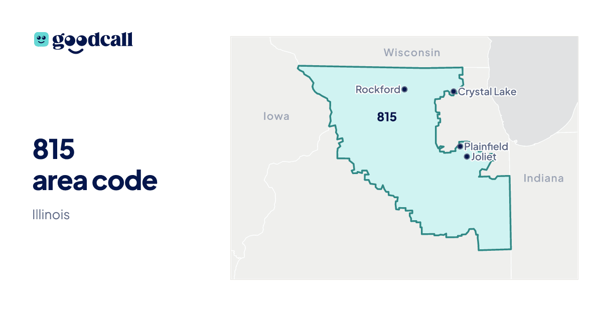 815 area code: Illinois