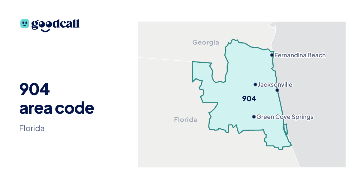 904 area code: Florida