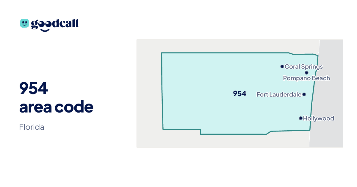 954 area code: Florida
