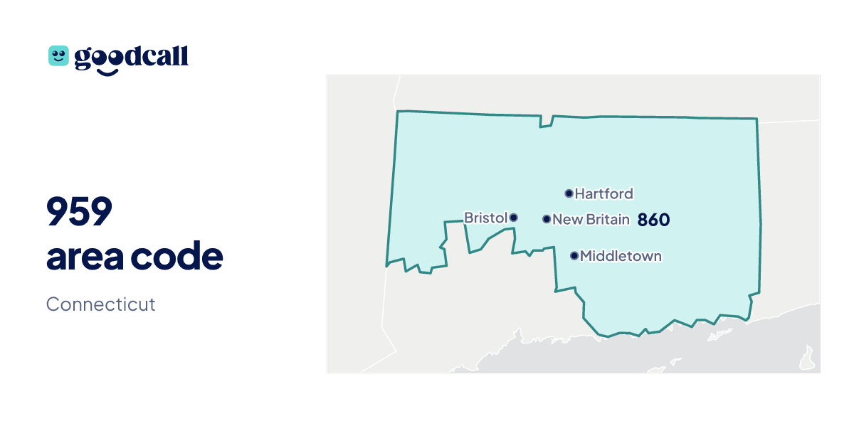 959 area code: Connecticut