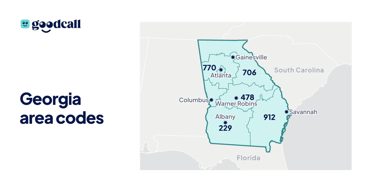 Georgia area codes
